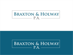 Diseño de Logo por Sushmaa para Braxton & Holway, P.A. | Diseño: #15292870