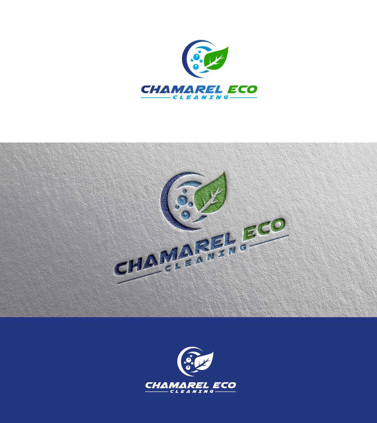 Logo Design by pixelgrapix for Chamarel Eco Cleaning | Design #15405308