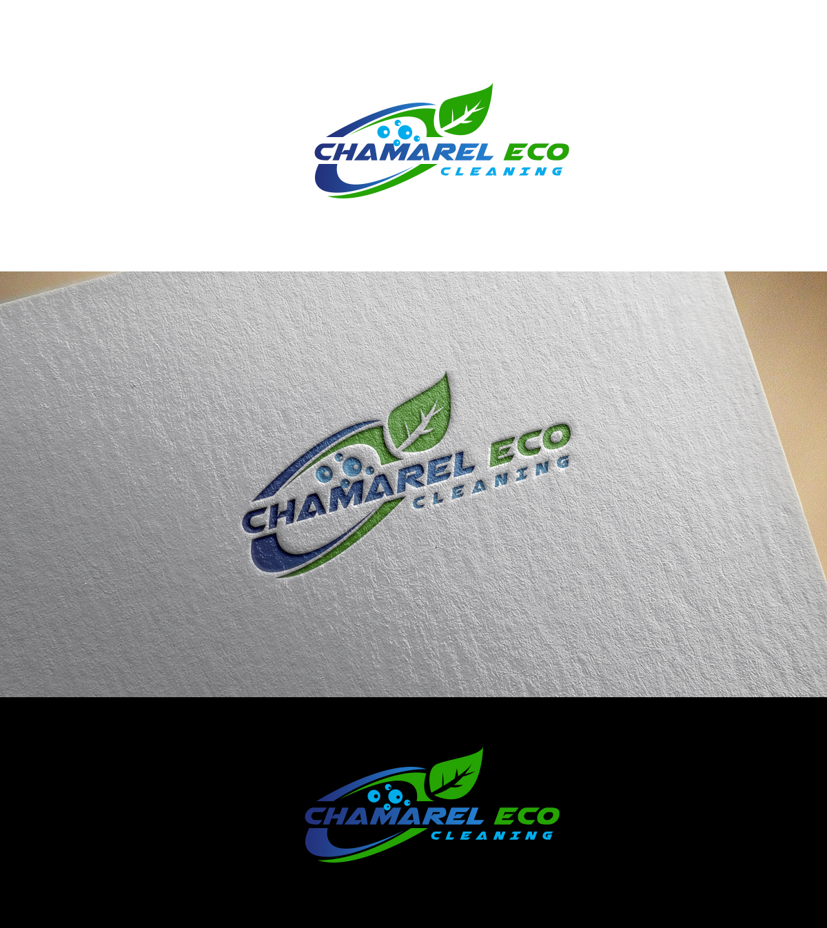 Logo Design by pixelgrapix for Chamarel Eco Cleaning | Design #15405446