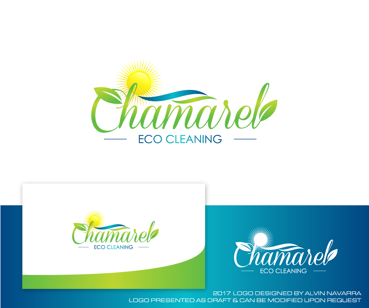 Logo Design by alvinnavarra for Chamarel Eco Cleaning | Design #15270026