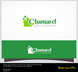 Logo Design by Mariono Fx for Chamarel Eco Cleaning | Design: #15263353