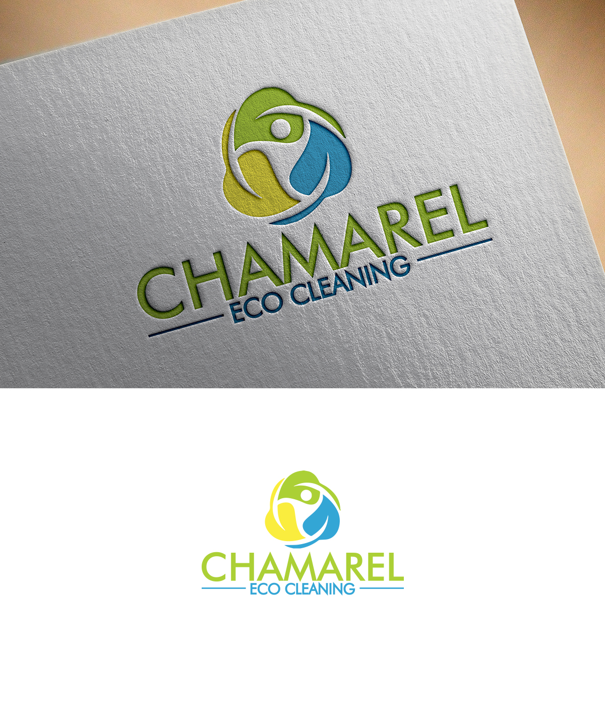 Logo Design by supercreative for Chamarel Eco Cleaning | Design #15277794