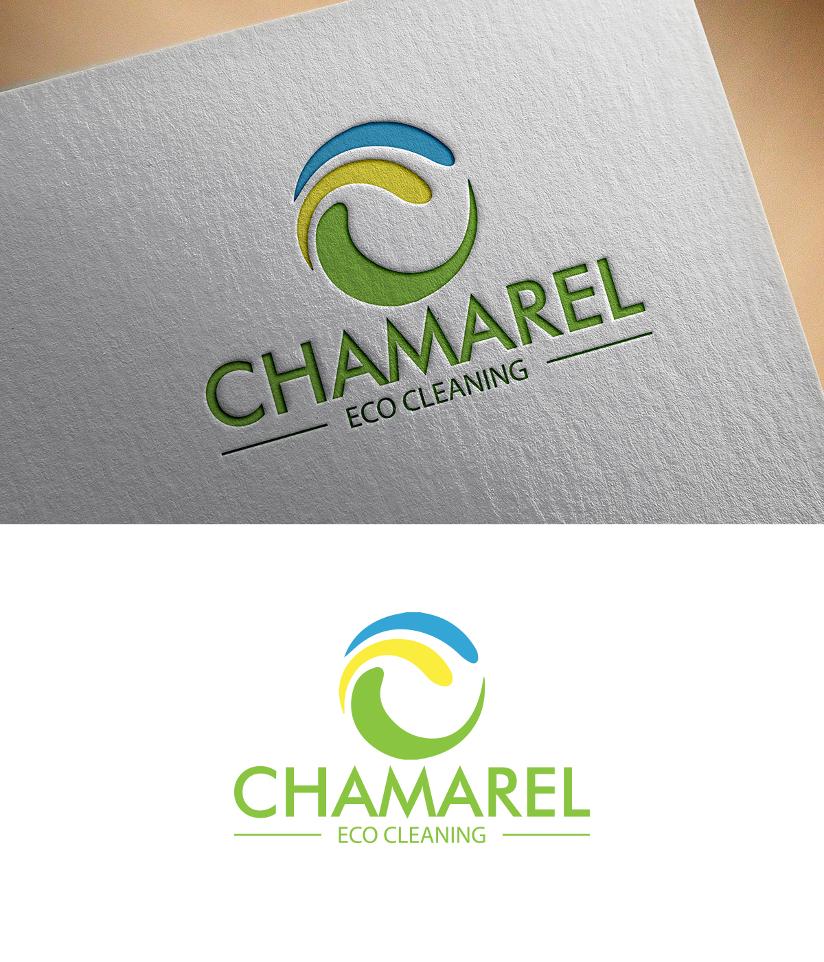 Logo Design by supercreative for Chamarel Eco Cleaning | Design #15281303