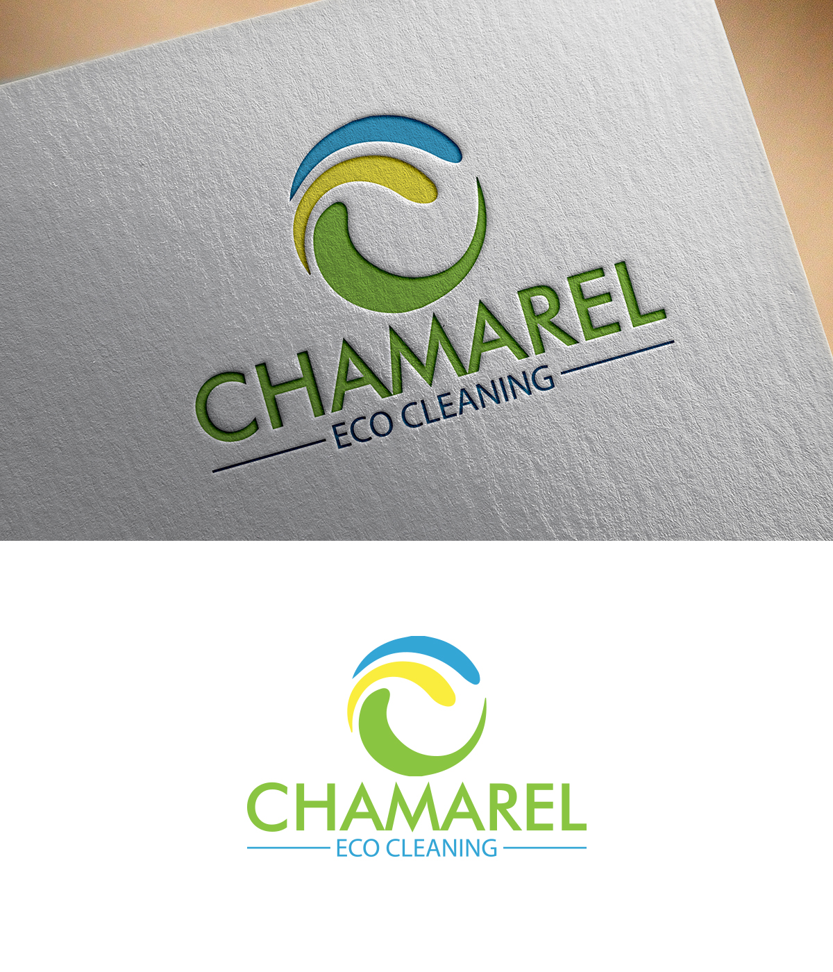 Logo Design by supercreative for Chamarel Eco Cleaning | Design #15441062