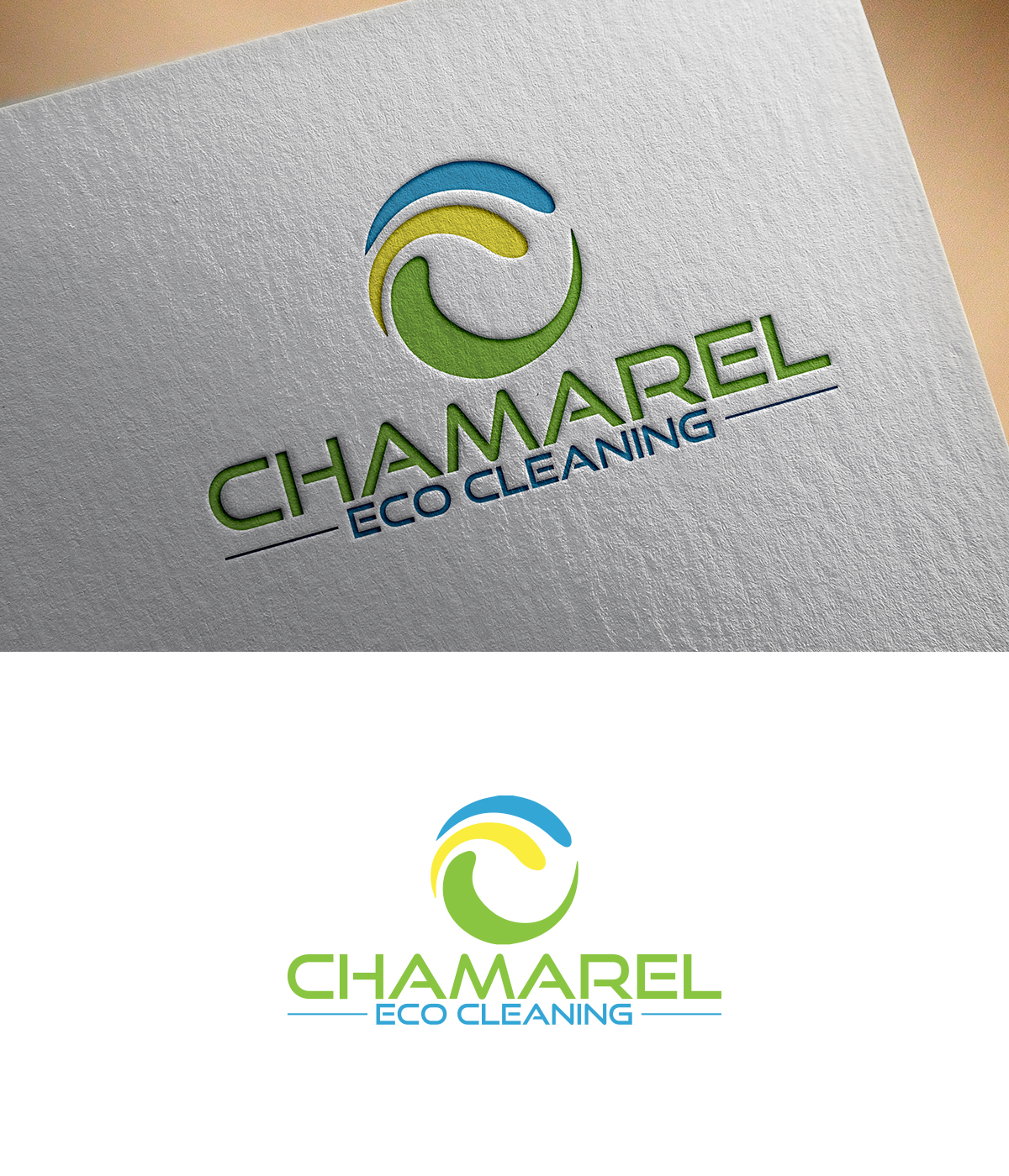 Logo Design by supercreative for Chamarel Eco Cleaning | Design #15441063