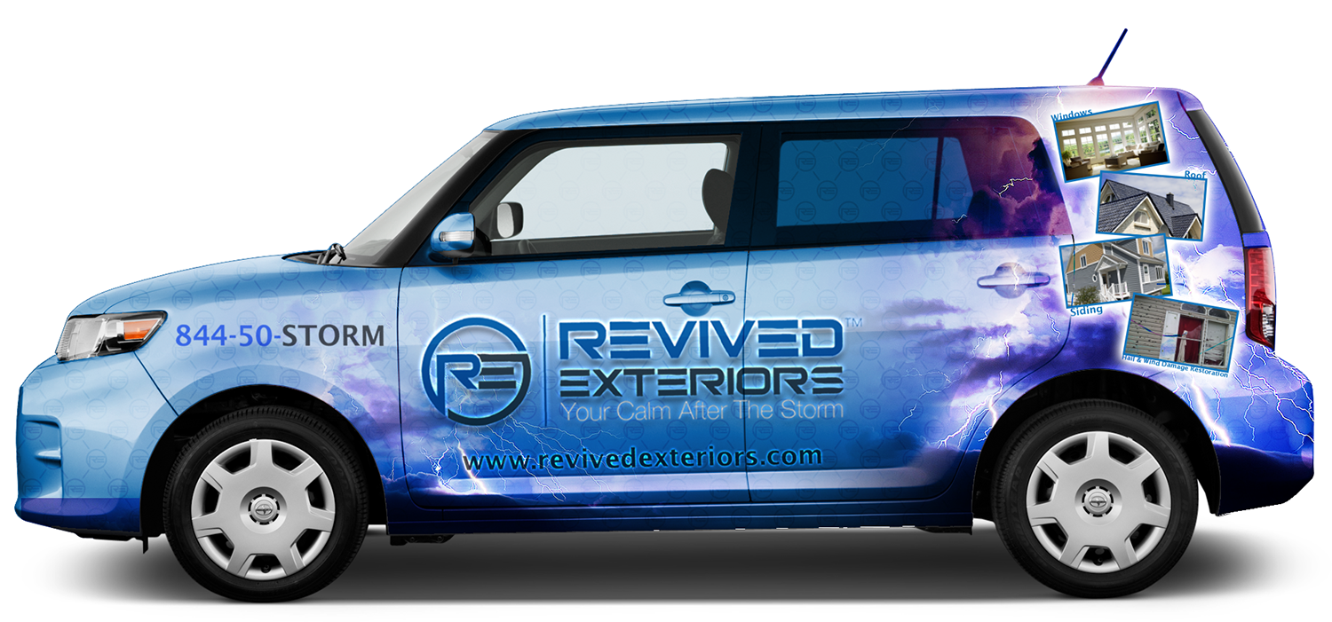 Car Wrap Design by Tim Osborn for Revived Exteriors, Inc. | Design #15370637