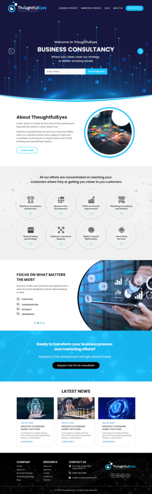 Web Design by Shijo John for this project | Design: #25569006