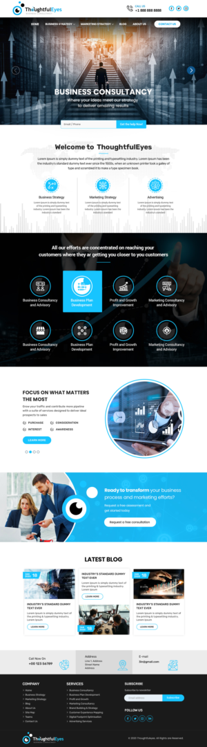 Web Design by Shijo John for this project | Design: #25570303