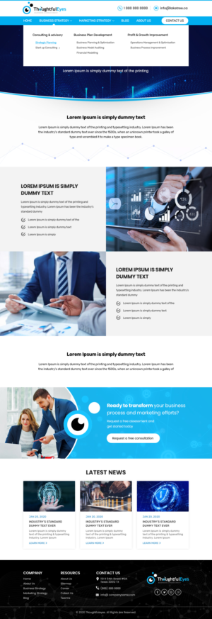 Web Design by Shijo John for this project | Design: #25571661