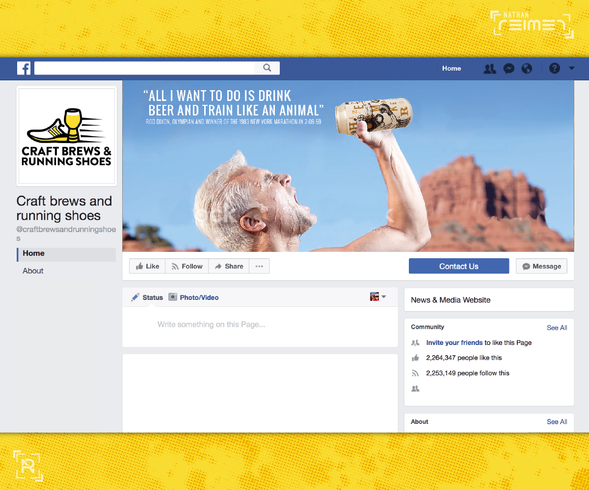 Facebook Design by nreimer for this project | Design #15381103