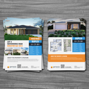 Brochure Design by debdesign for Genesis Property Pty Ltd | Design: #15363582