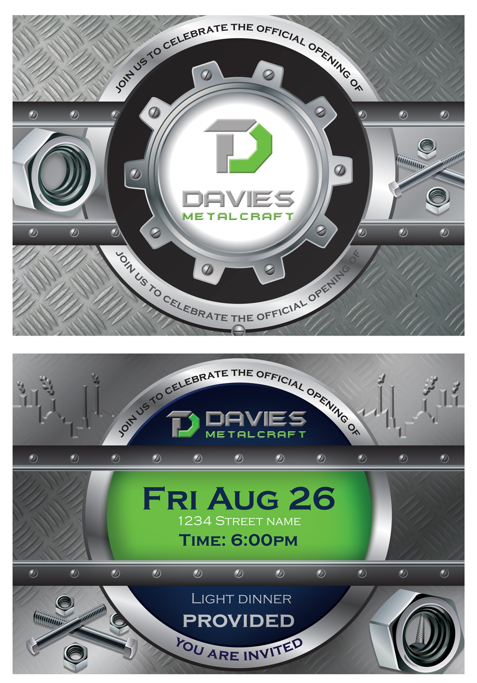 Card Design by UrbainFX for Davies Metalcraft | Design #15306631