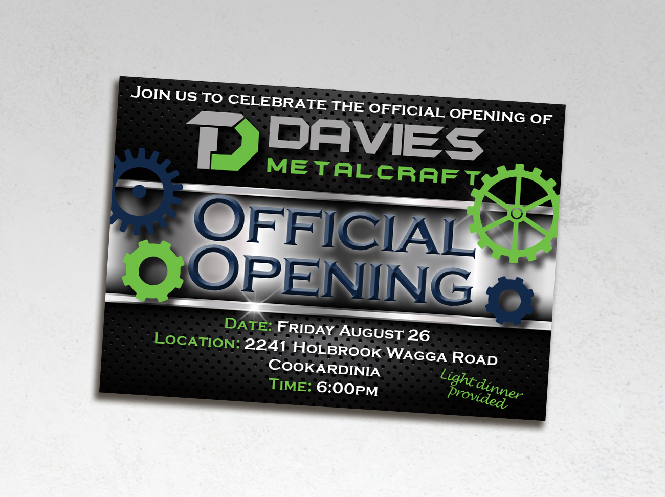 Card Design by andrew3344 for Davies Metalcraft | Design #15282440