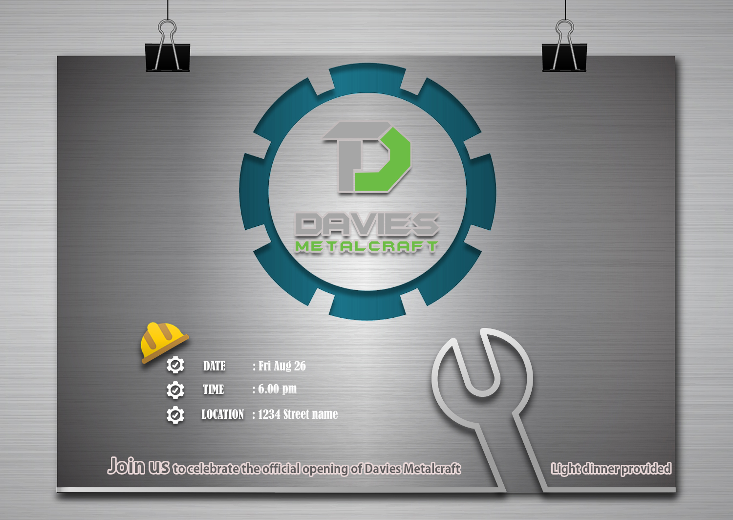 Card Design by irfankaradeniz for Davies Metalcraft | Design #15282277