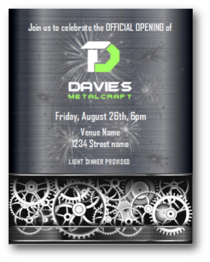 Card Design by citygirl17 for Davies Metalcraft | Design #15332767