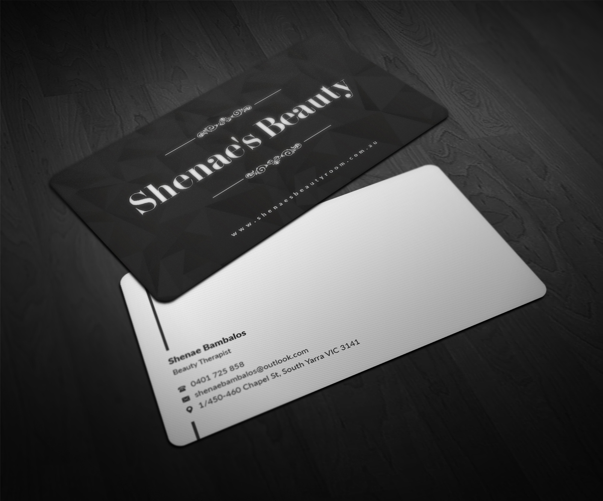 Business Card Design by Pointless Pixels India for Shenae's Beauty Room | Design #15352046