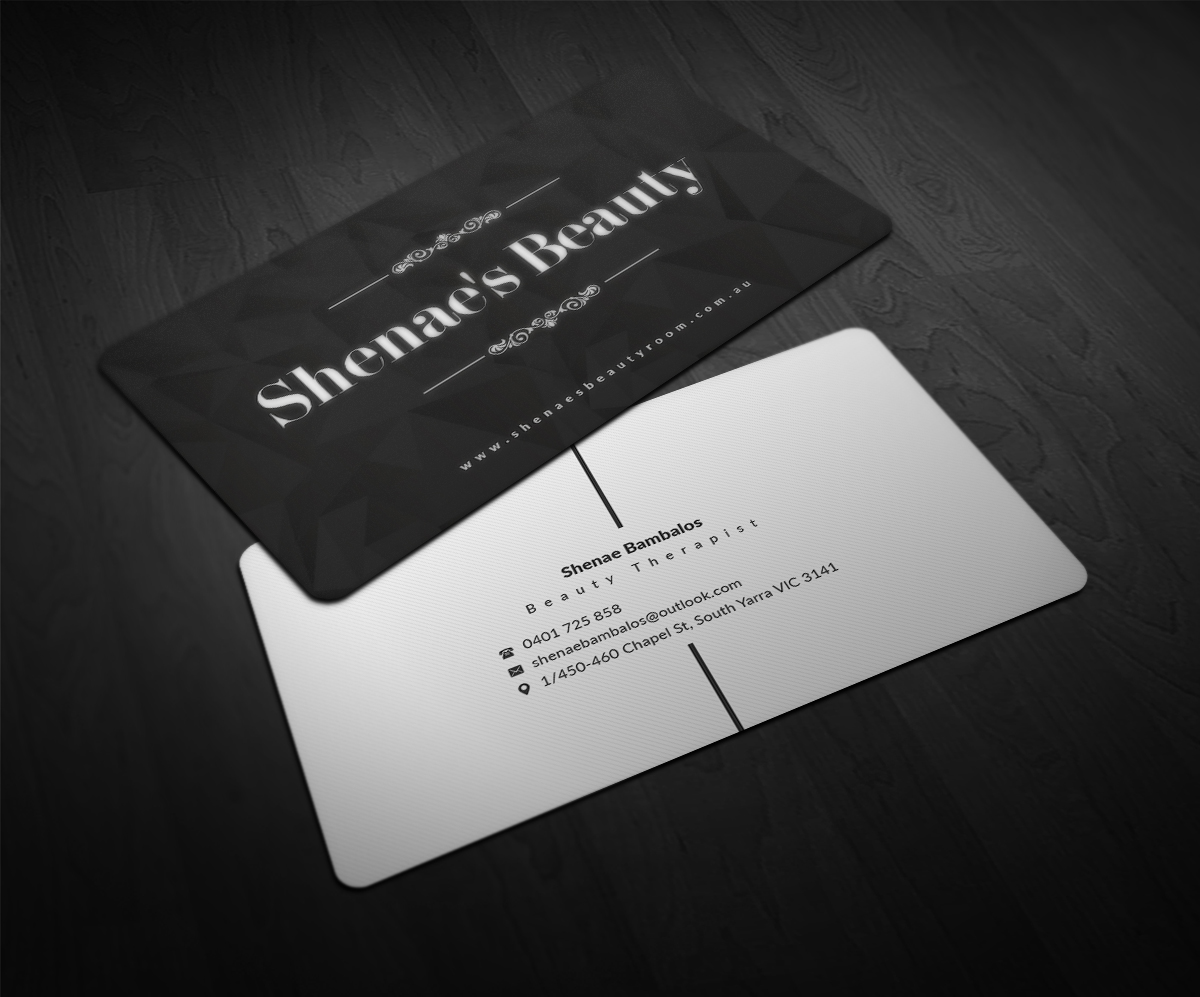Diseño de Tarjeta de Presentación por Pointless Pixels India para Shenae's Beauty Room | Diseño #15352047