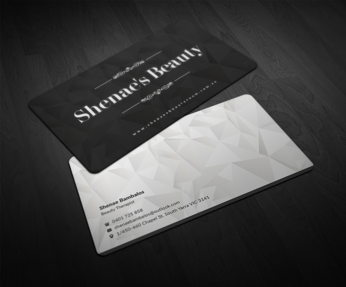 Diseño de Tarjeta de Presentación por Pointless Pixels India para Shenae's Beauty Room | Diseño #15352074