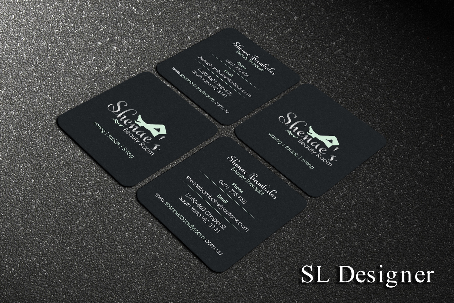 Business Card Design by SL Designer for Shenae's Beauty Room | Design #15352676