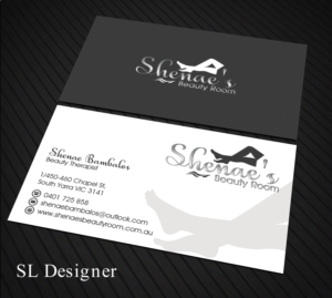 Visitenkarten-Design von SL Designer für Shenae's Beauty Room | Design: #15352728
