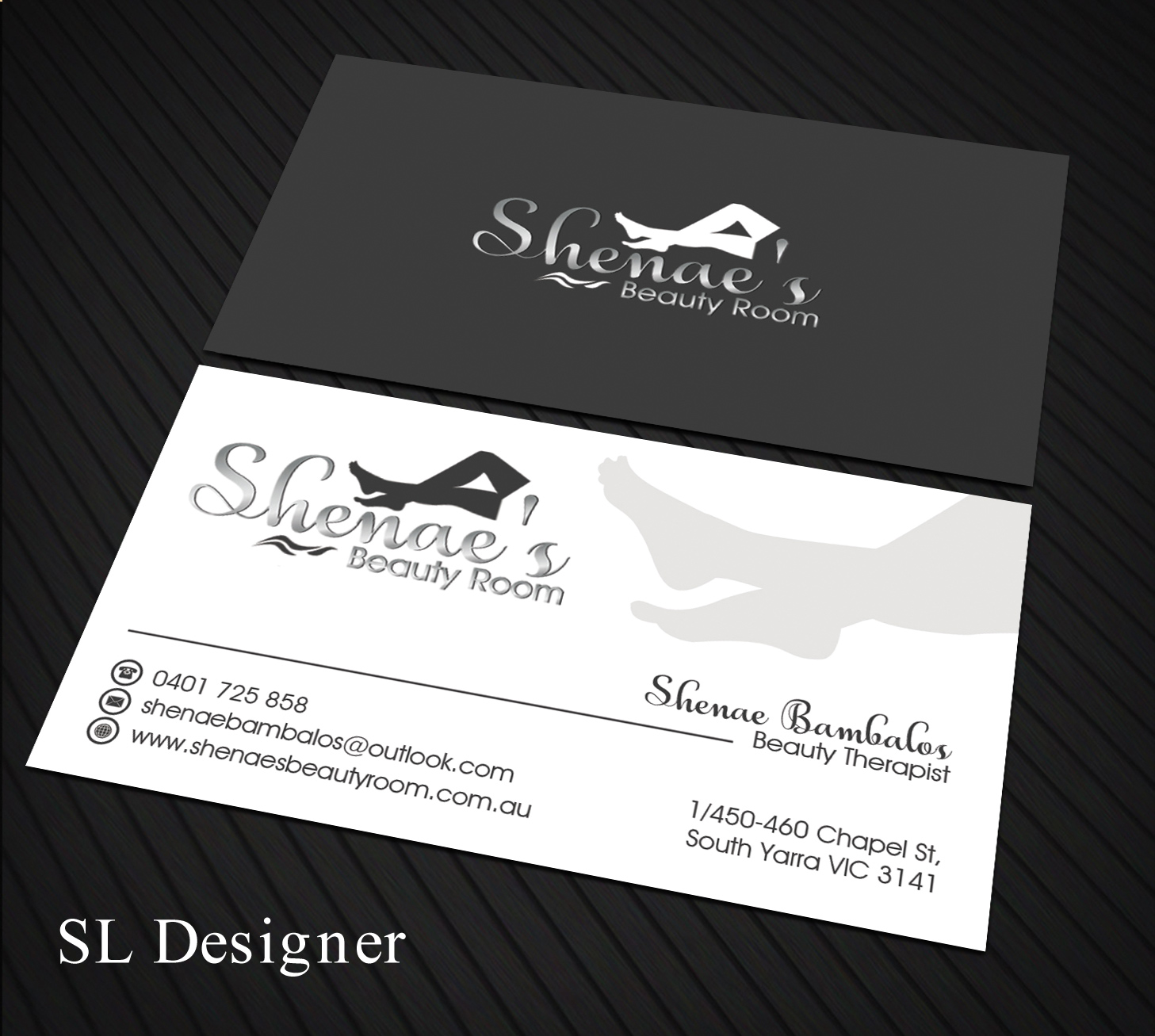 Visitenkarten-Design von SL Designer für Shenae's Beauty Room | Design #15352734