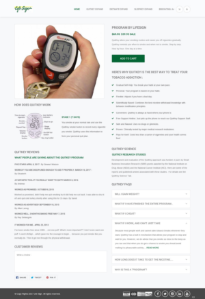 Landing Page Design by pb for this project | Design: #15291106