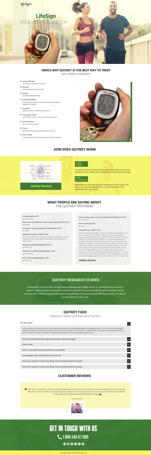Landing Page Design by Dream Logo Design for this project | Design #15297675