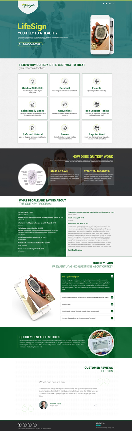 Landing Page Design by Dream Logo Design for this project | Design #15319013