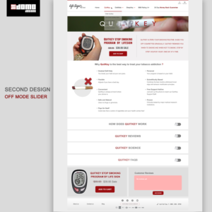 Landing Page Design by Omar Dalam for this project | Design: #15366337