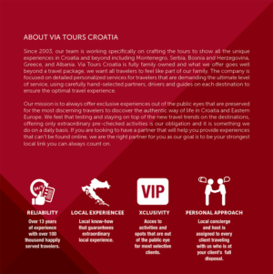 Flyer Design by Akshar Shailesh for Via Tours Croatia | Design: #15292446