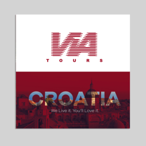 Flyer Design by Oscar Guevara for Via Tours Croatia | Design: #15293651
