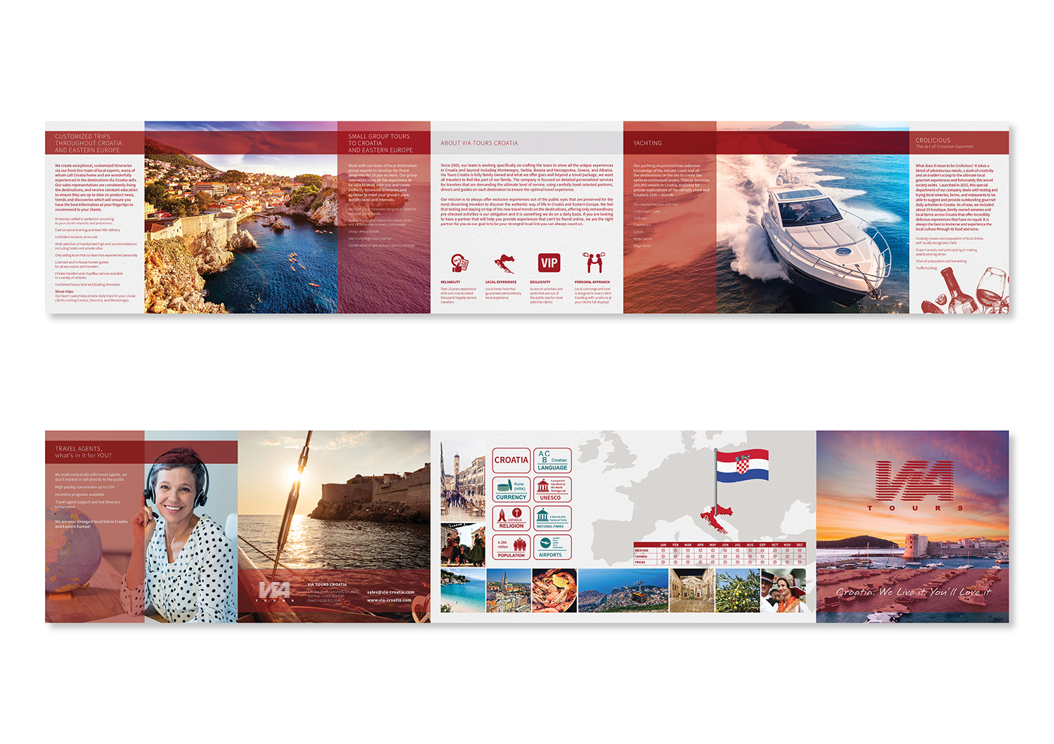 Flyer Design by missjonesdesign for Via Tours Croatia | Design #15294696