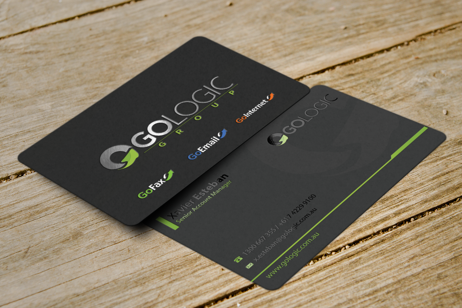Business Card Design by Riz' for GoLogic Group Pty Ltd | Design #15283559