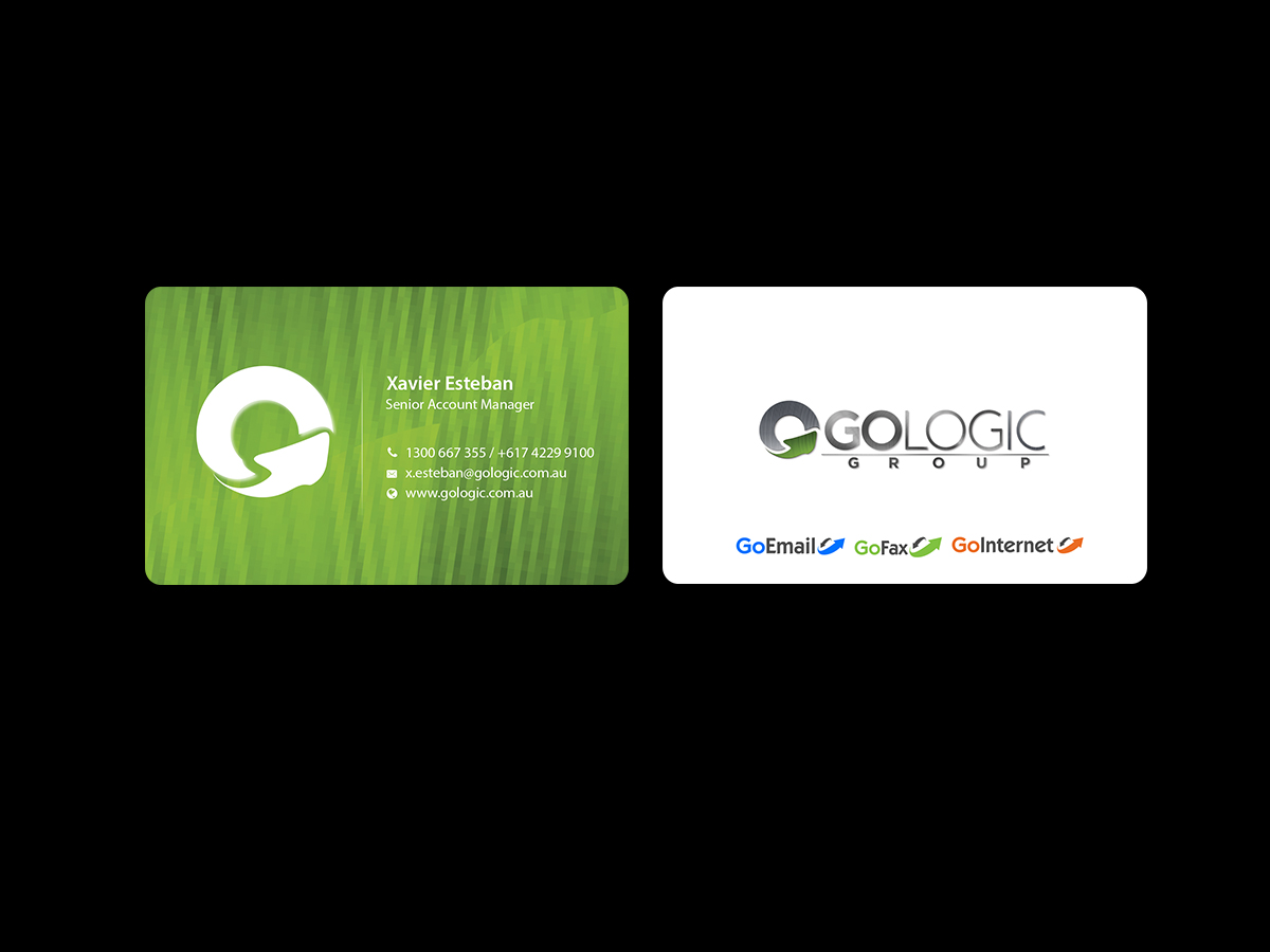 Business Card Design by Creations Box 2015 for GoLogic Group Pty Ltd | Design #15296214