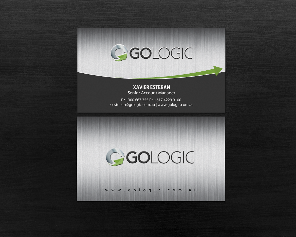 Business Card Design by Brand aid for GoLogic Group Pty Ltd | Design #15287304