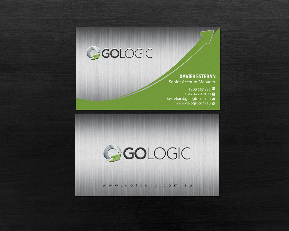 Business Card Design by Brand aid for GoLogic Group Pty Ltd | Design #15287308