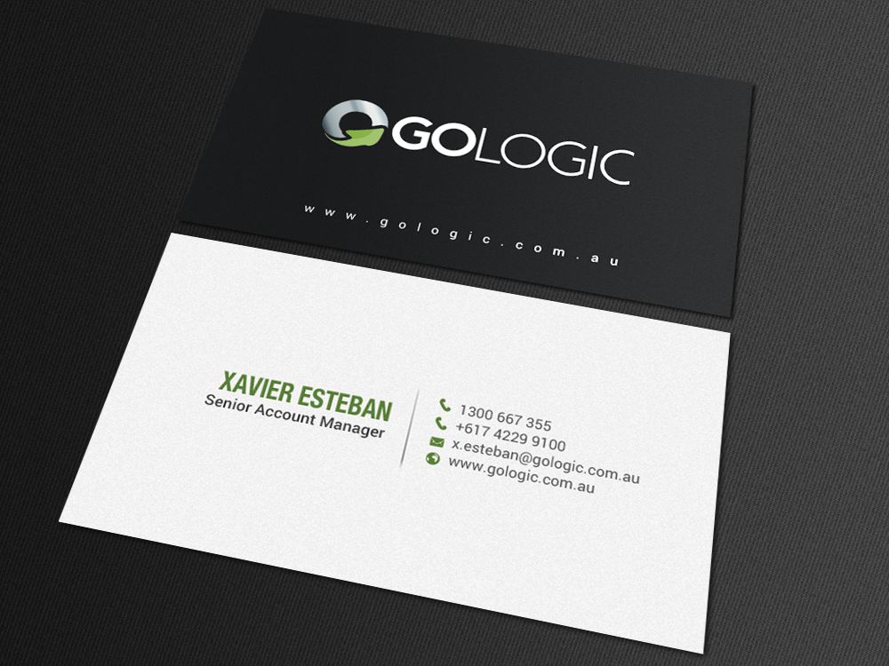 Business Card Design by chandrayaan.creative for GoLogic Group Pty Ltd | Design #15284626