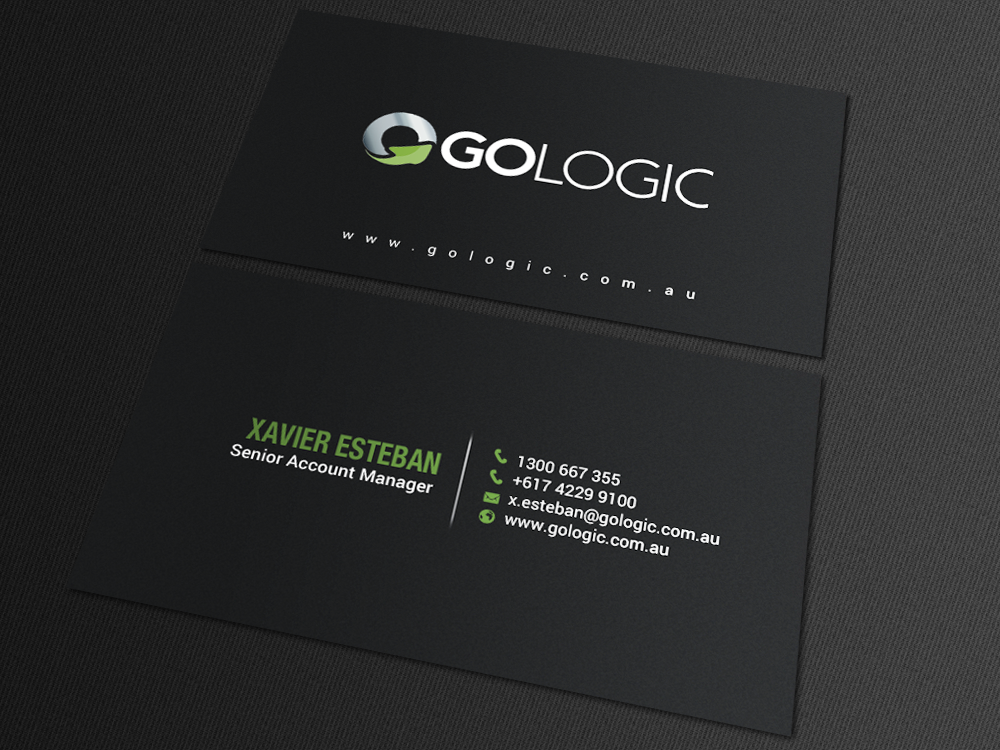 Business Card Design by chandrayaan.creative for GoLogic Group Pty Ltd | Design #15284636
