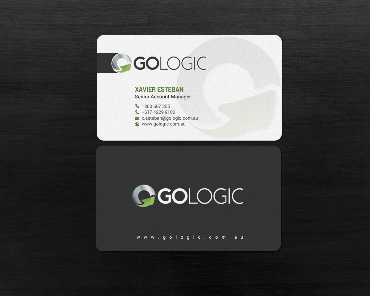Business Card Design by chandrayaan.creative for GoLogic Group Pty Ltd | Design #15291078