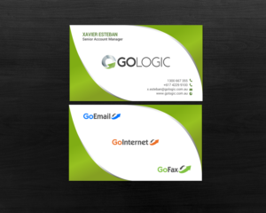 Business Card Design by chandrayaan.creative for GoLogic Group Pty Ltd | Design: #15292520