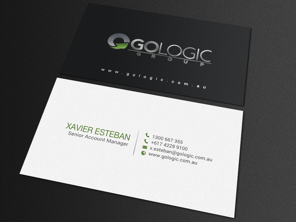 Business Card Design by chandrayaan.creative for GoLogic Group Pty Ltd | Design #15301043