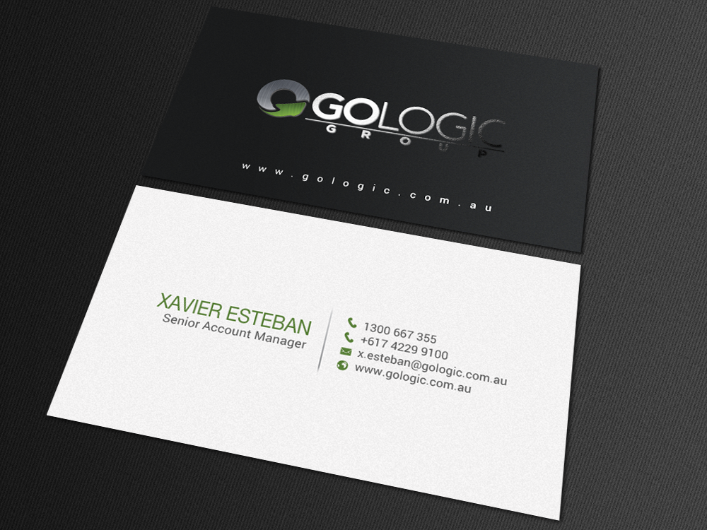 Business Card Design by chandrayaan.creative for GoLogic Group Pty Ltd | Design #15301046