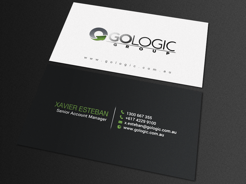 Design de Carte de Visite par chandrayaan.creative pour GoLogic Group Pty Ltd | Design #15301049
