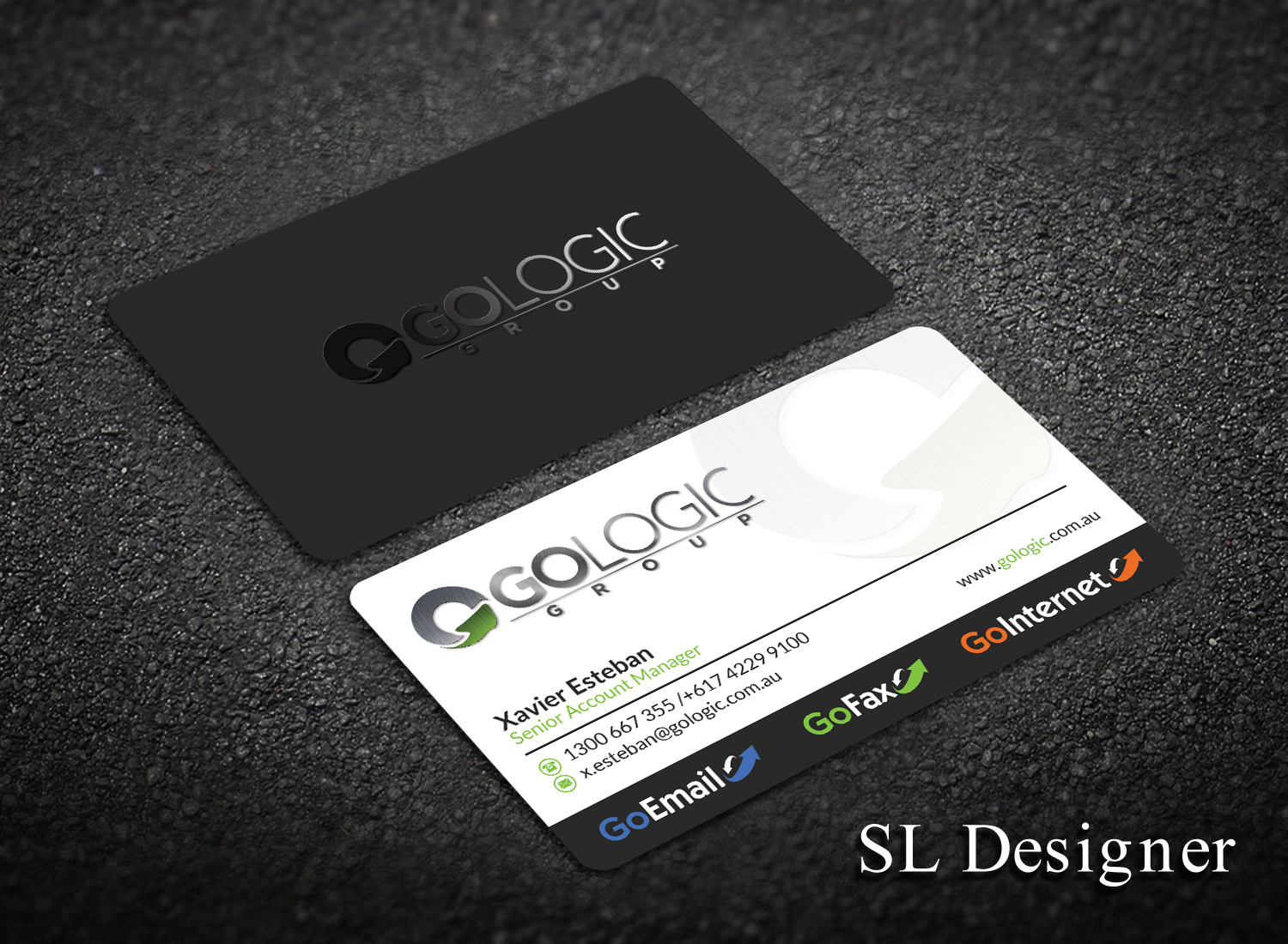 Business Card Design by SL Designer for GoLogic Group Pty Ltd | Design #15287999