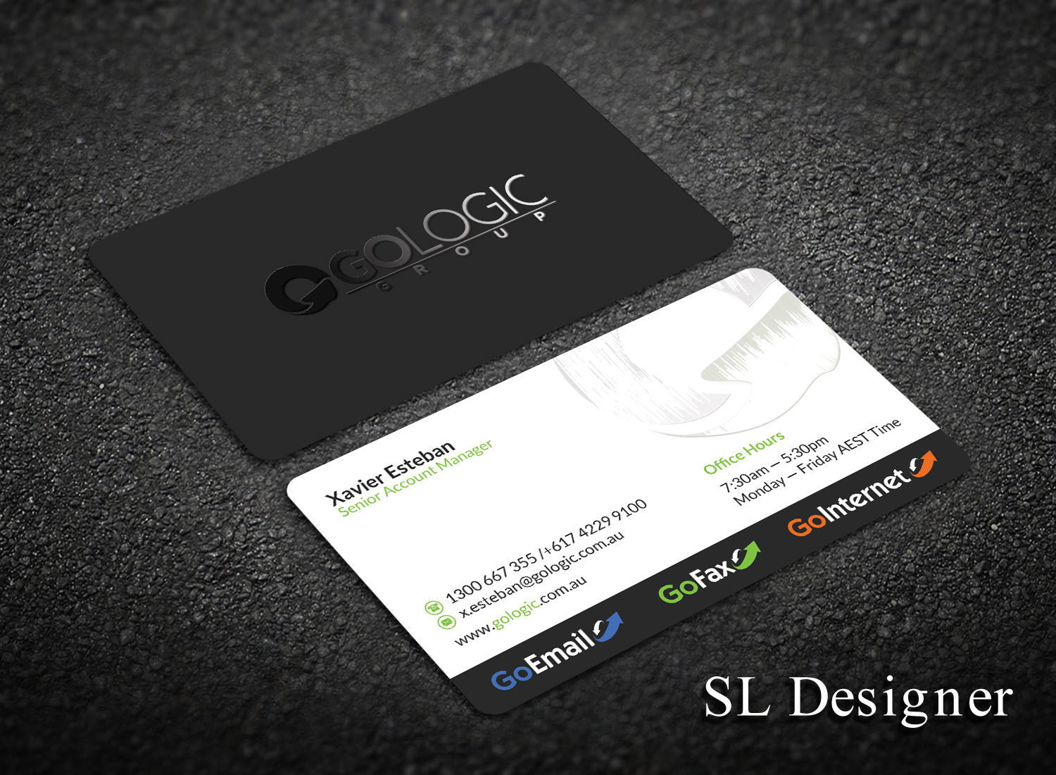 Business Card Design by SL Designer for GoLogic Group Pty Ltd | Design #15288000