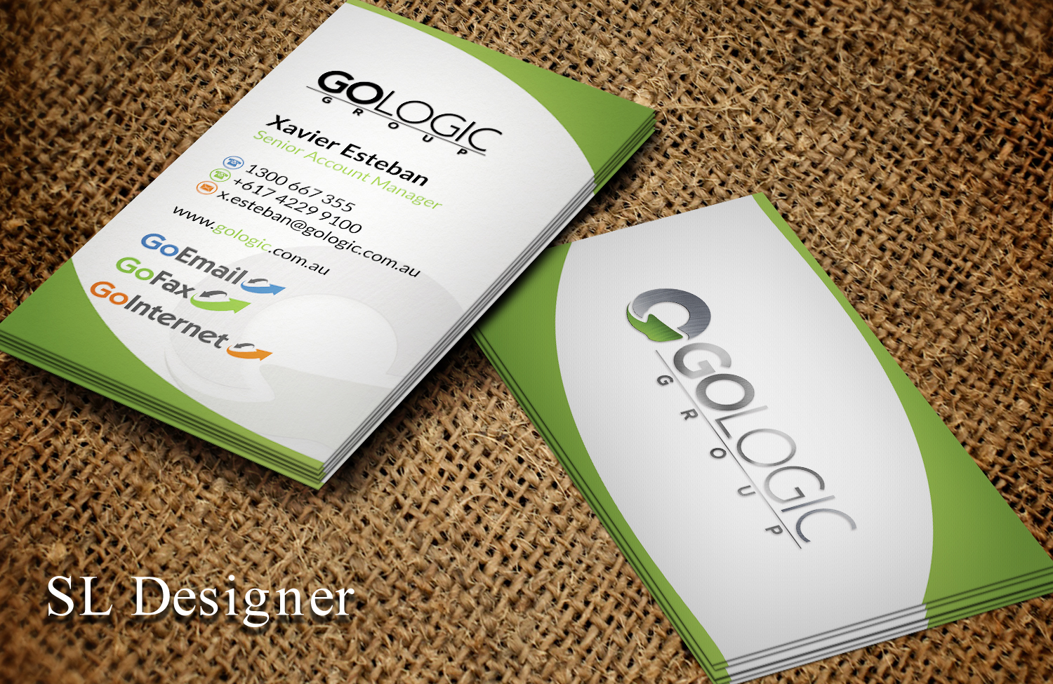 Business Card Design by SL Designer for GoLogic Group Pty Ltd | Design #15288018