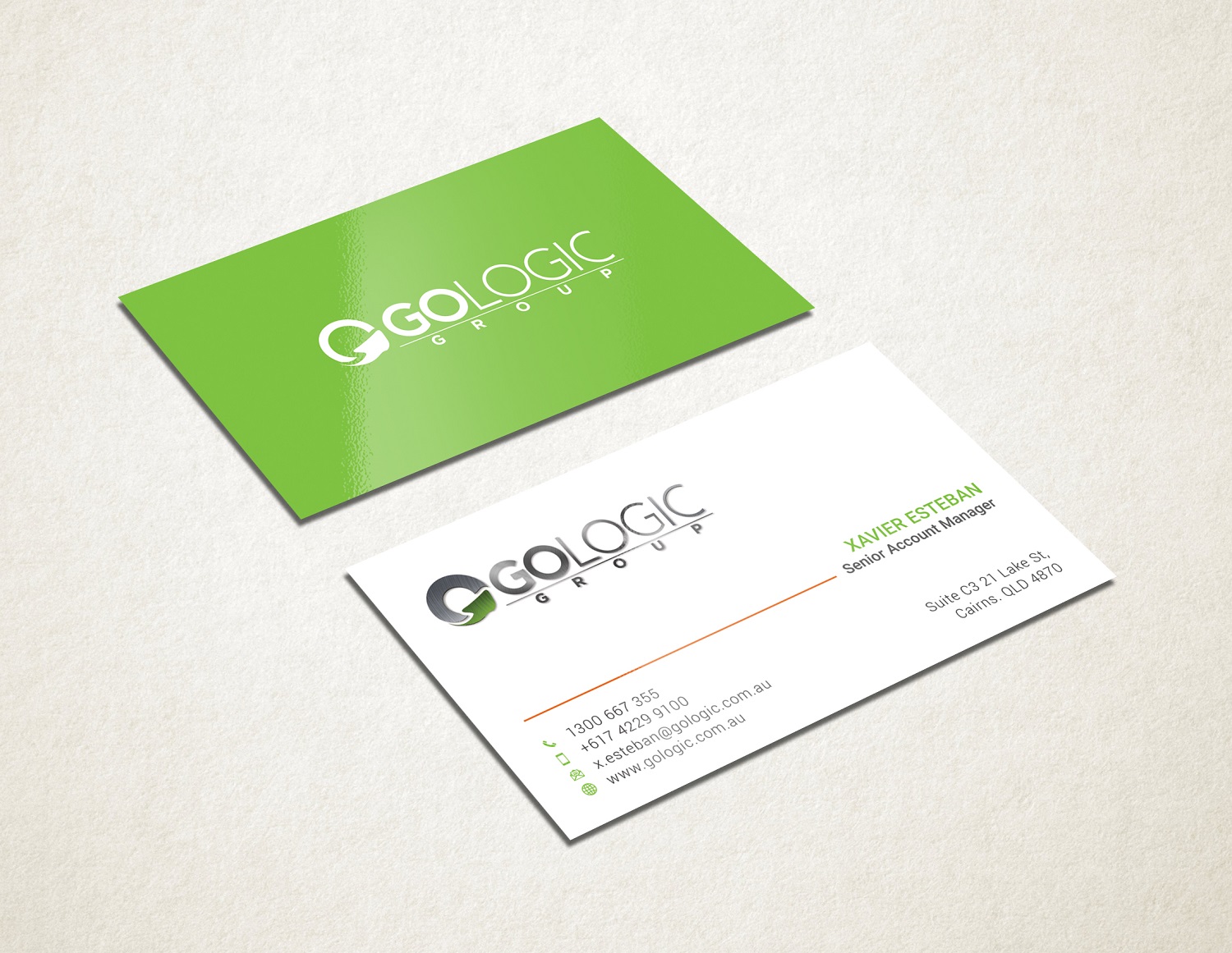 Visitenkarten-Design von Graphic Flame für GoLogic Group Pty Ltd | Design #15290275