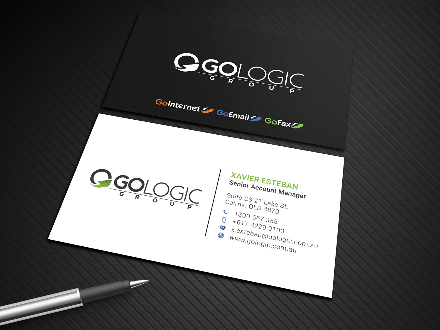 Business Card Design by Graphic Flame for GoLogic Group Pty Ltd | Design #15290300