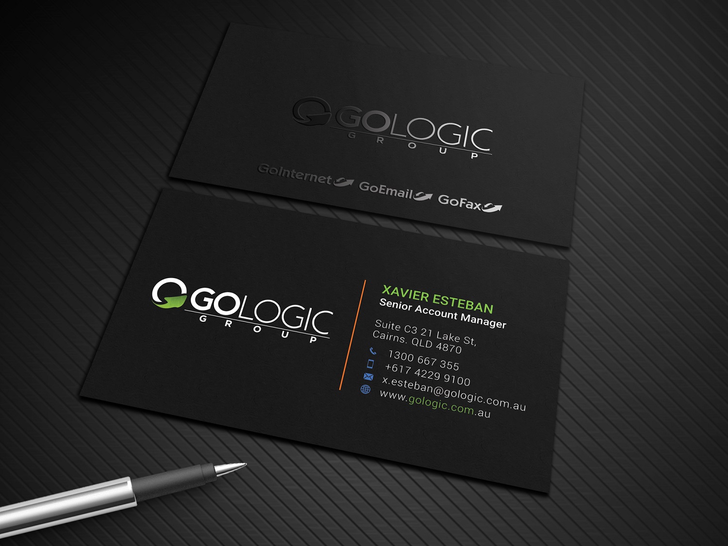 Business Card Design by Graphic Flame for GoLogic Group Pty Ltd | Design #15290319