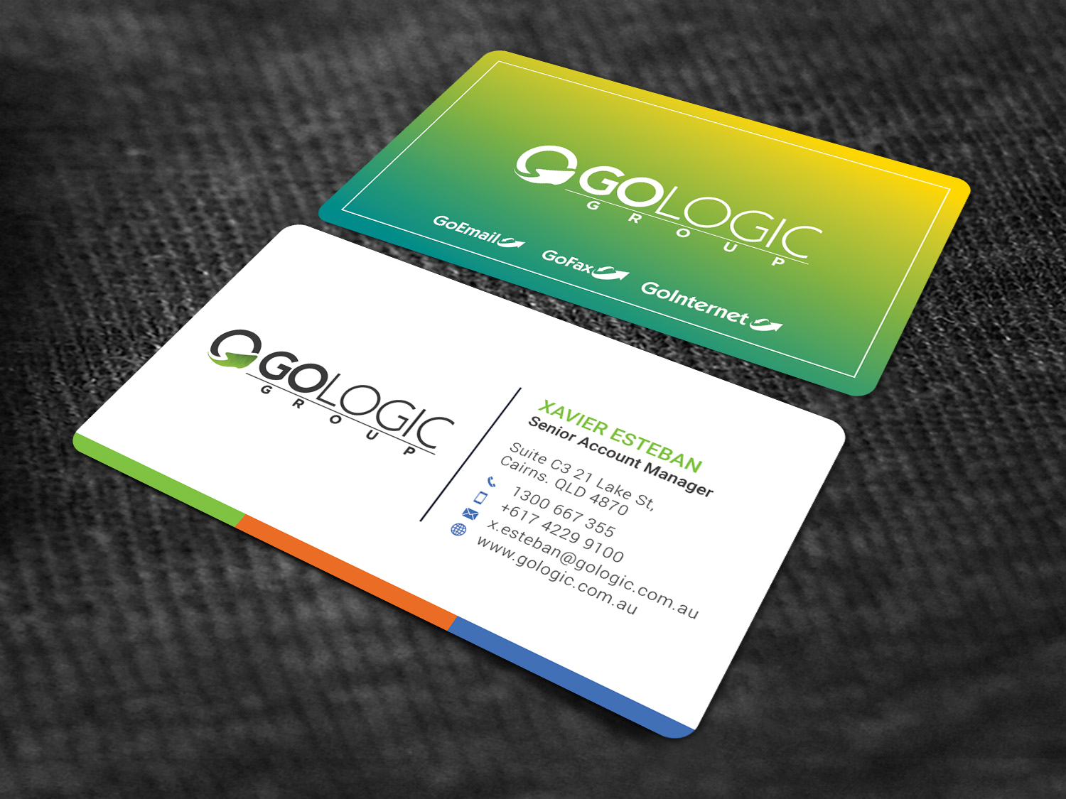 Business Card Design by Graphic Flame for GoLogic Group Pty Ltd | Design #15290321